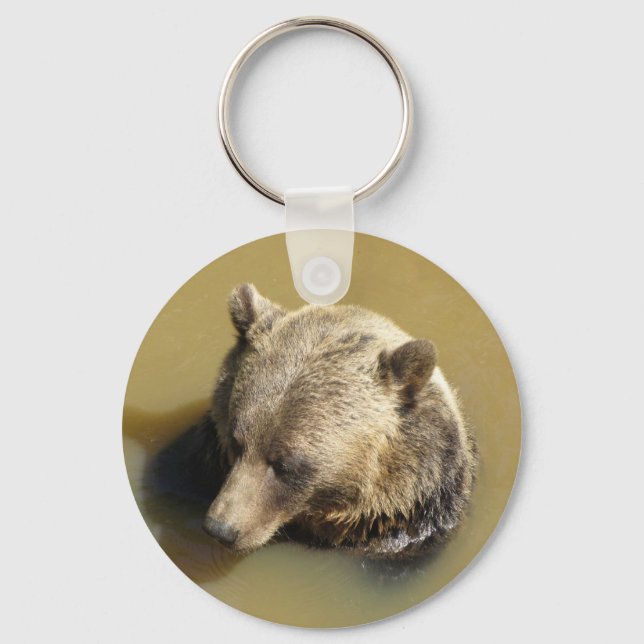 Grizzly Bear Keychain (Front)