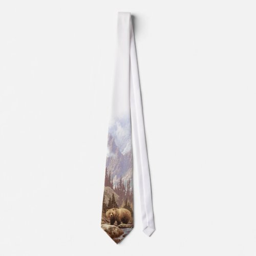 Grizzly Bear Landscape Tie