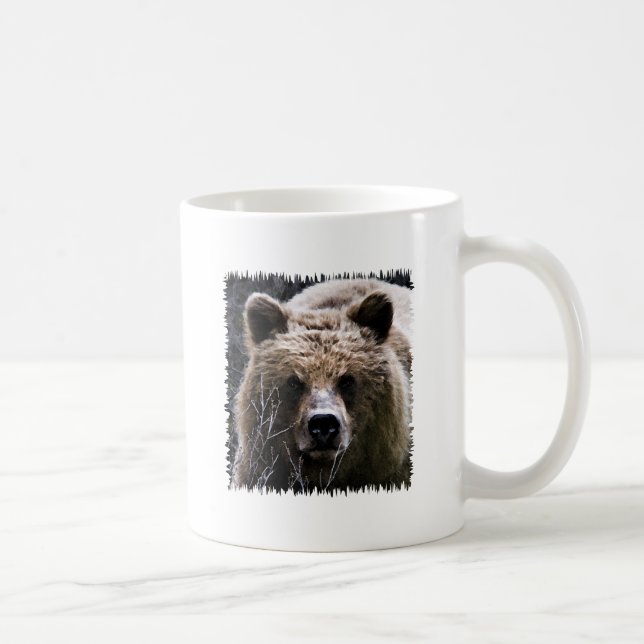 Grizzly Bear Logo Coffee Mug (Right)