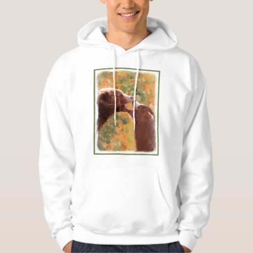Grizzly Bear Mom and Cub Painting _ Wildlife Art Hoodie