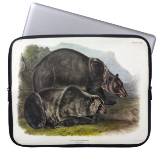 Grizzly Bear (North American Brown Bear) - Audubon Laptop Sleeve