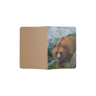 Grizzly Bear Passport Holder
