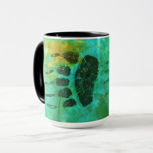 Grizzly Bear Paws _ 15 oz Combo Mug