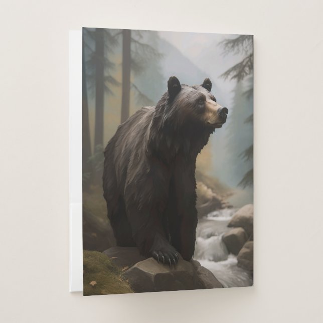 Grizzly Bear Pocket Folder (Back)