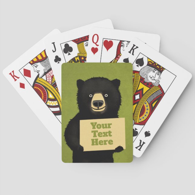 Grizzly Bear Poker Cards (Back)