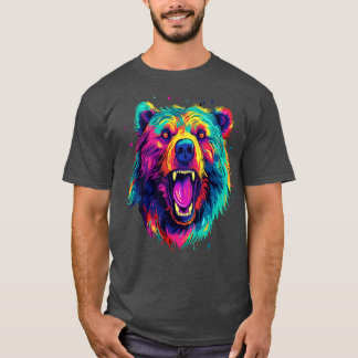 Grizzly Bear Smiling T-Shirt