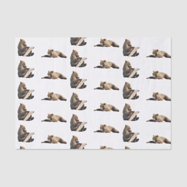 grizzly bear Tissue Paper (Front)