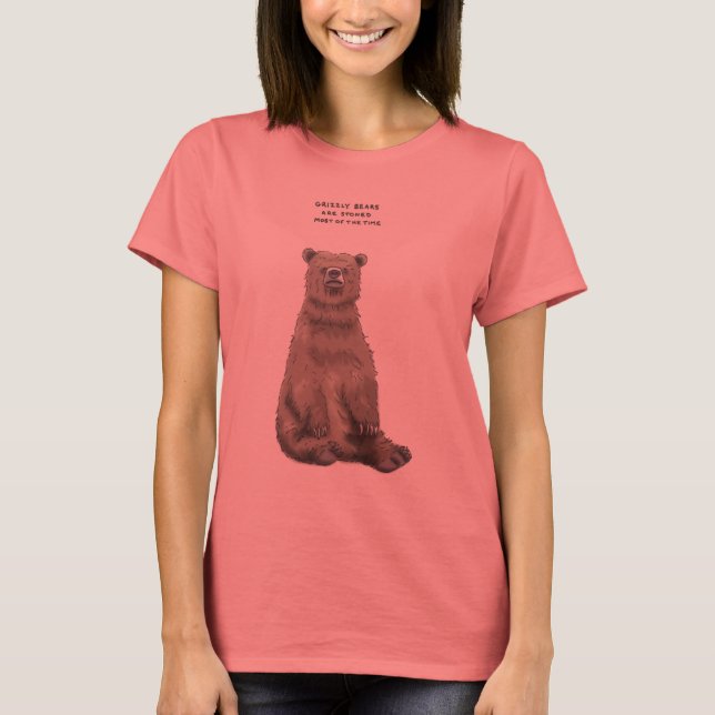 grizzly bear trivia T-Shirt (Front)