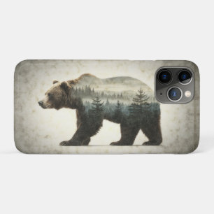 Grizzly Bear Wilderness Art iPhone 11 Pro Case