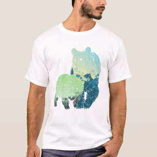 Grizzly Bear Wildlife Forest Animal Lover Bears Na T-Shirt