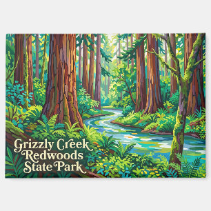 Grizzly Creek Redwoods State Park California Magnet
