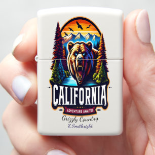 Grizzly Heat California sunset Zippo Lighter