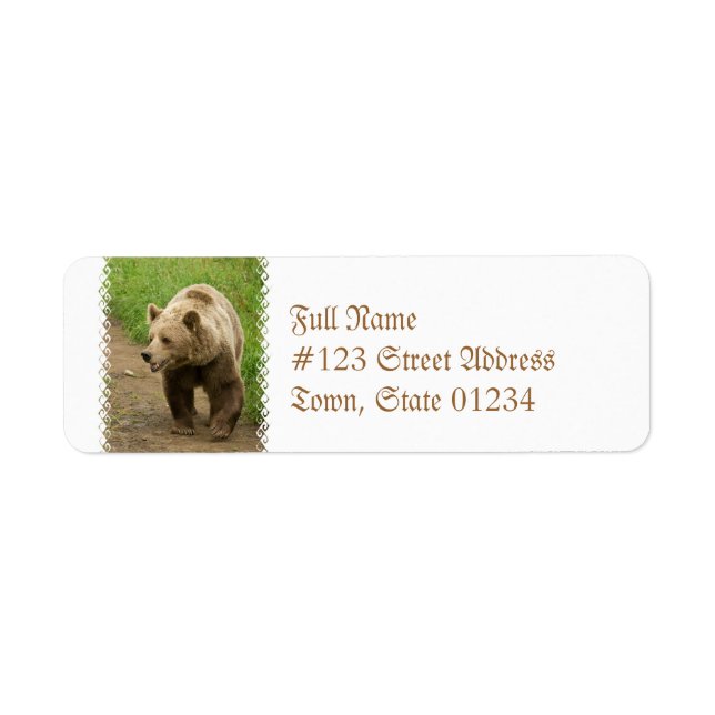 Grizzly  Mailing Labels (Front)