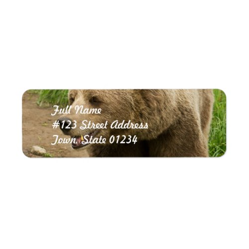 Grizzly  Mailing Labels