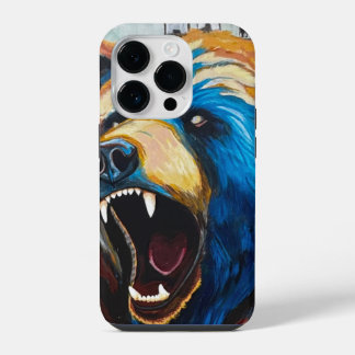 Grizzly Painting - Wildlife Art iPhone 14 Pro Case