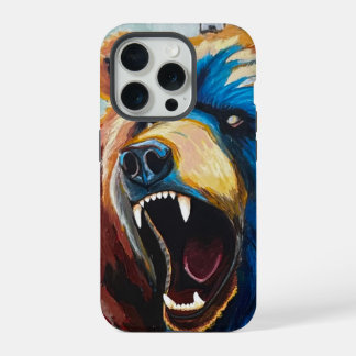 Grizzly Painting - Wildlife Art iPhone 15 Pro Case
