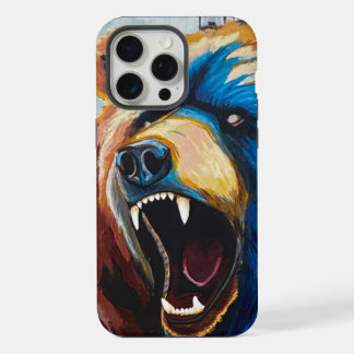 Grizzly Painting - Wildlife Art iPhone 15 Pro Max Case