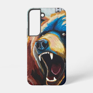 Grizzly Painting - Wildlife Art Samsung Galaxy S22 Case