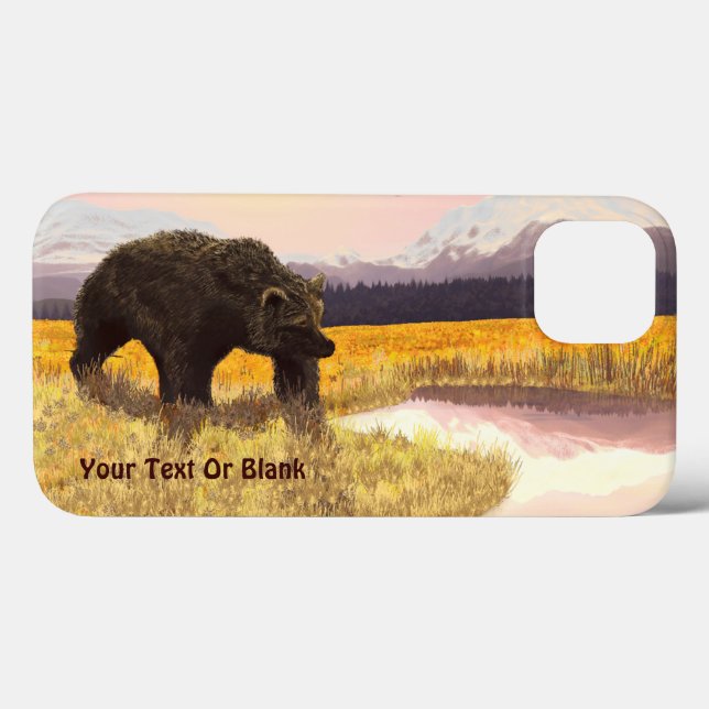 Grizzly Pond Case-Mate iPhone Case (Back (Horizontal))