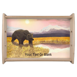 Grizzly Pond Serving Tray