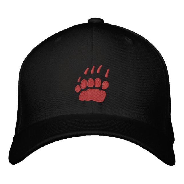 Grizzly Wines Embroidered Baseball Cap (Front)