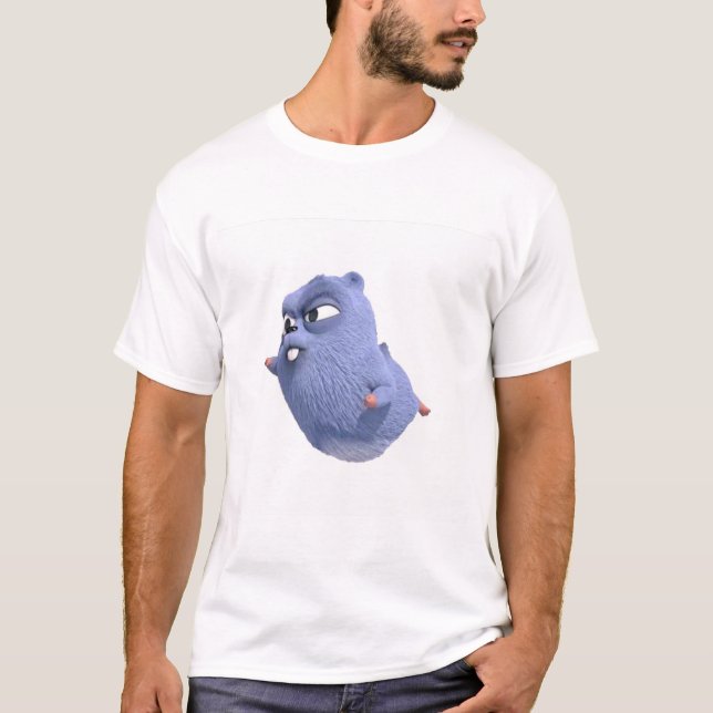 grizzy and lemmings T-Shirt (Front)