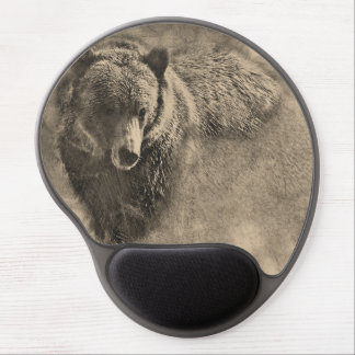 Grizzy Bear Gel Mouse Pad