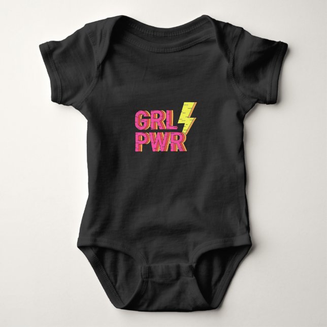 GRL PWR BABY BODYSUIT (Front)