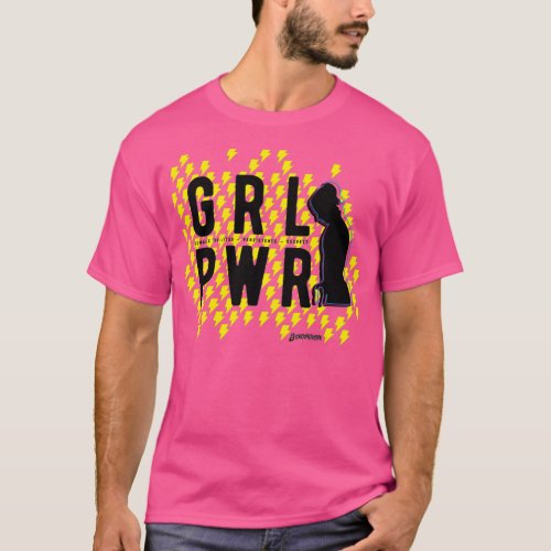 GRL PWR Girl Power BJJ T_Shirt