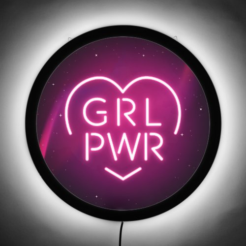 GRL PWR Girl Power Neon LED Sign