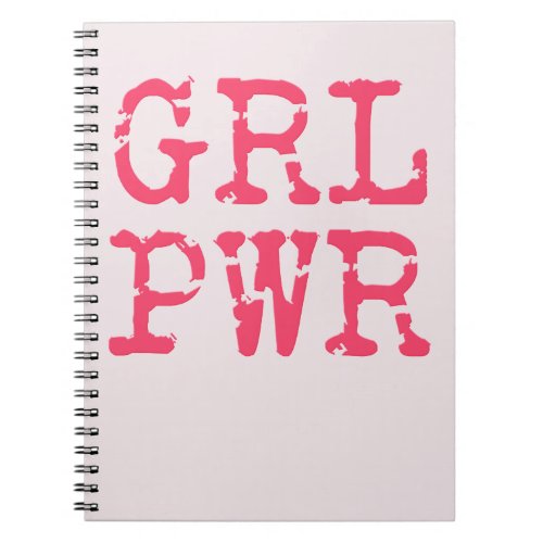 GRL PWR girlpower Notebook