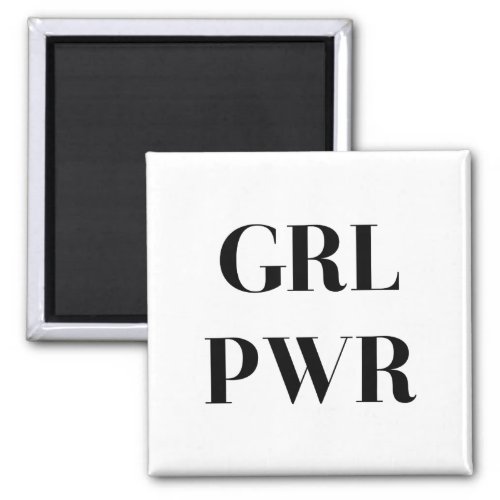 GRL PWR MAGNET