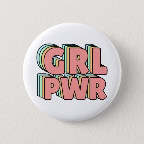 GRL PWR Pastel Button