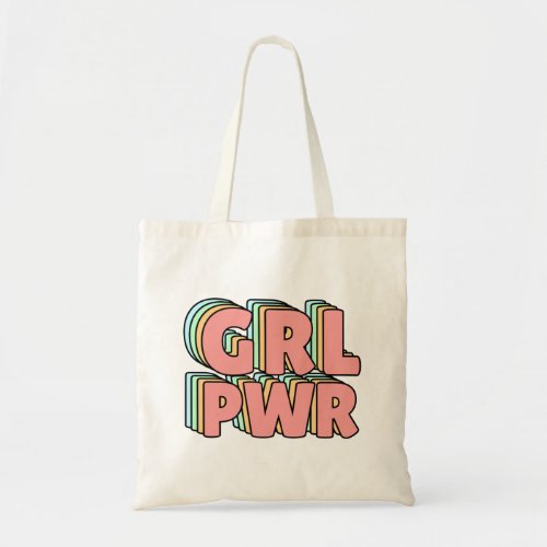 GRL PWR Pastel Tote Bag