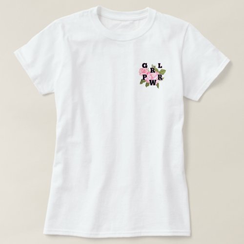 GRL PWR rose frocket T_Shirt