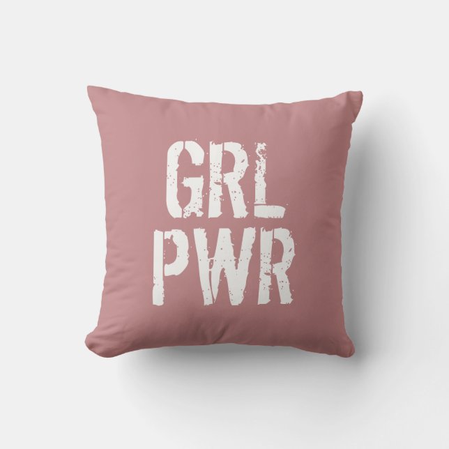 GRL PWR - THROW PILLOW (Front)
