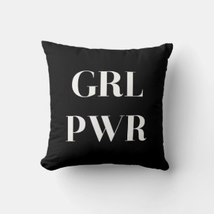 GRL PWR THROW PILLOW