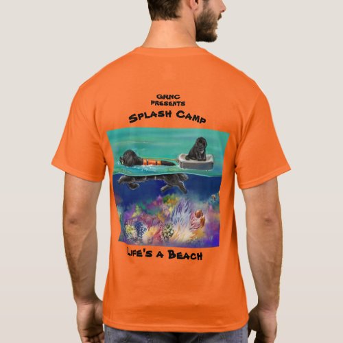 GRNC Splash Black Newf T_Shirt