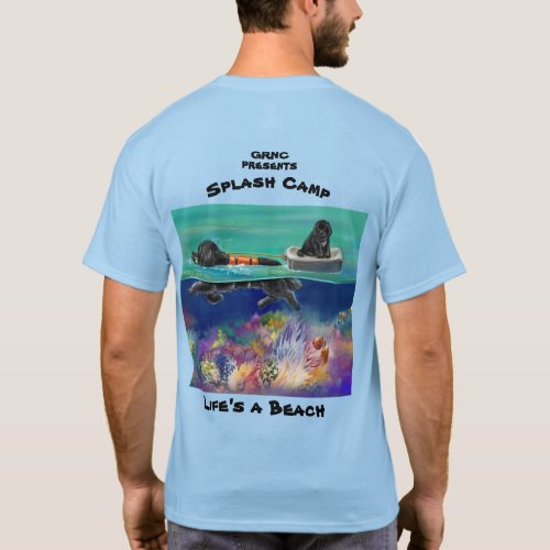 GRNC Splash Black News T_Shirt