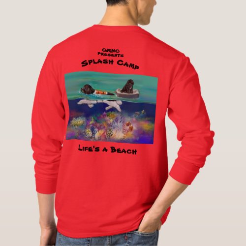 GRNC Splash red Landseer T_Shirt