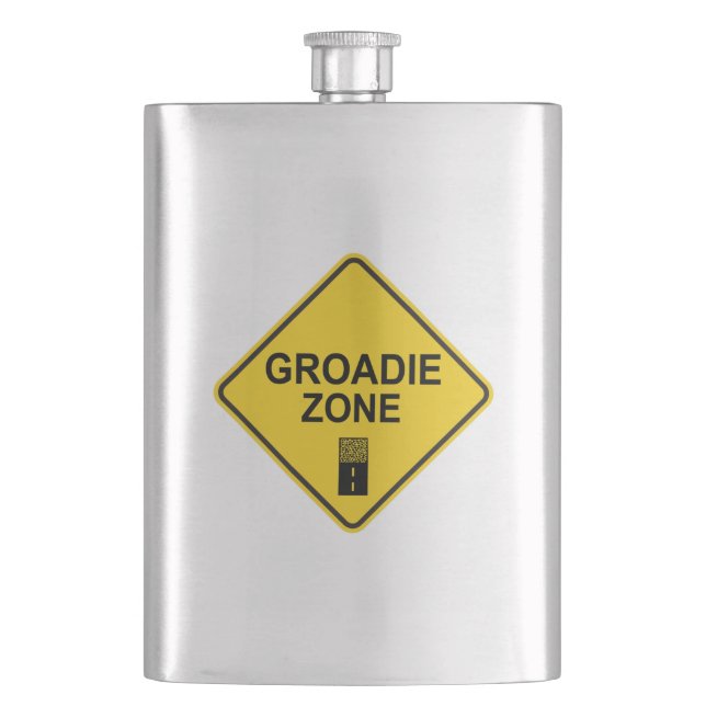 Groadie Zone Gravel Cycling Flask (Front)