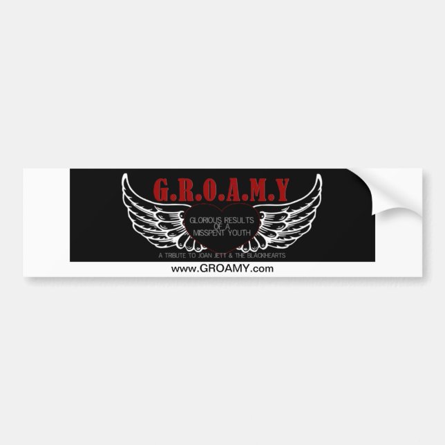 GROAMY Bumper Sticker (Front)