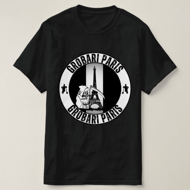 Grobari Paris Francuska Ajfel T-Shirt (Design Front)
