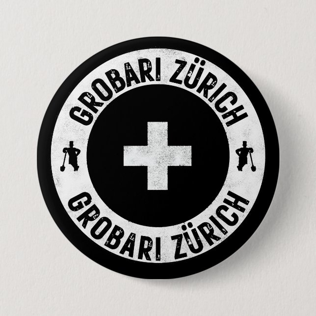 Grobari Zürich Button (Front)