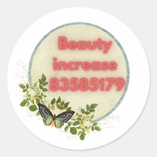 Grobovoi Sequence, Beauty increase, 83585179 Classic Round Sticker