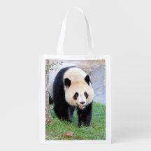 grocery bag Photo giant panda 0406. grocery bag