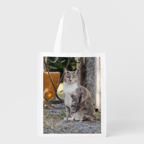 grocery bag Photo pet cat grocery bag