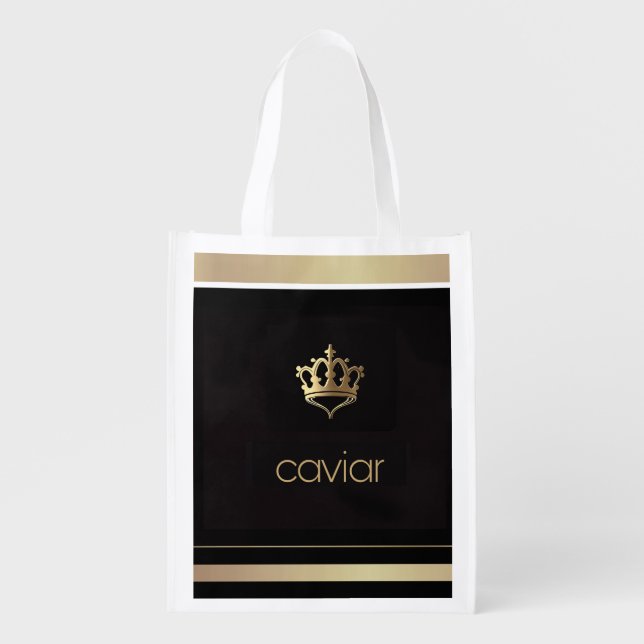 Grocery Bag/Royal Caviar/Reusable Grocery Bag (Front)