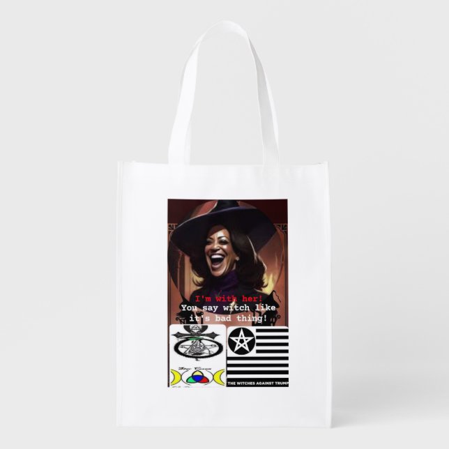 Grocery Bag witches for Kamala Harris 2024  (Front)