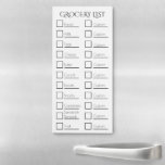 Grocery Checklist Create Your Own Custom One Magnetic Notepad at Zazzle